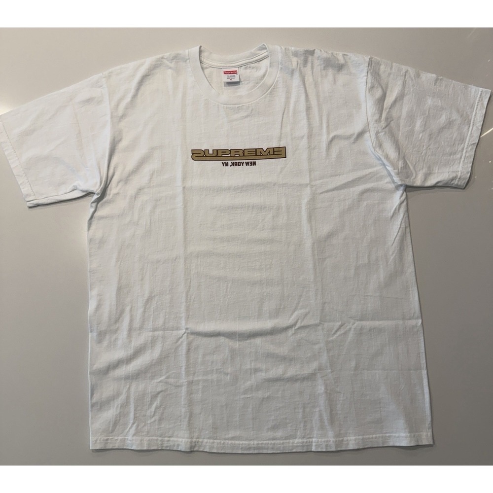Supreme Connected Tee White FW21 Mens XL Short Sleeve T-Shirt